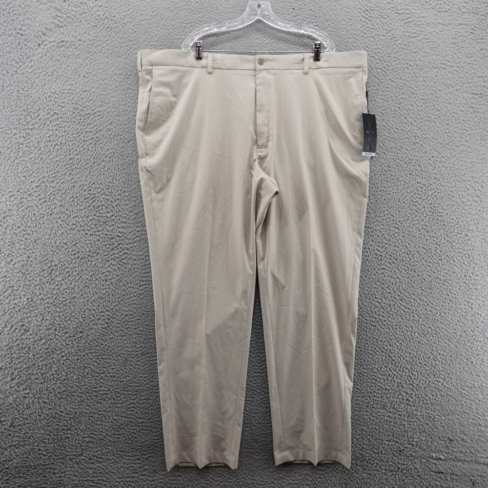 Walter Hagen Mens 48x32 Light Khaki 11 Majors Straight Fit Golf Pants NEW